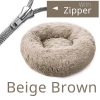 Zipper Beige Brown