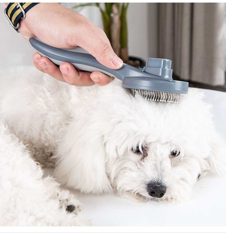 High Quality Pet Comb Self Cleaning Brush Professional Grooming Brush for Dogs and Cats Pet Glove Dog Bath Cat Cleaning Supplies